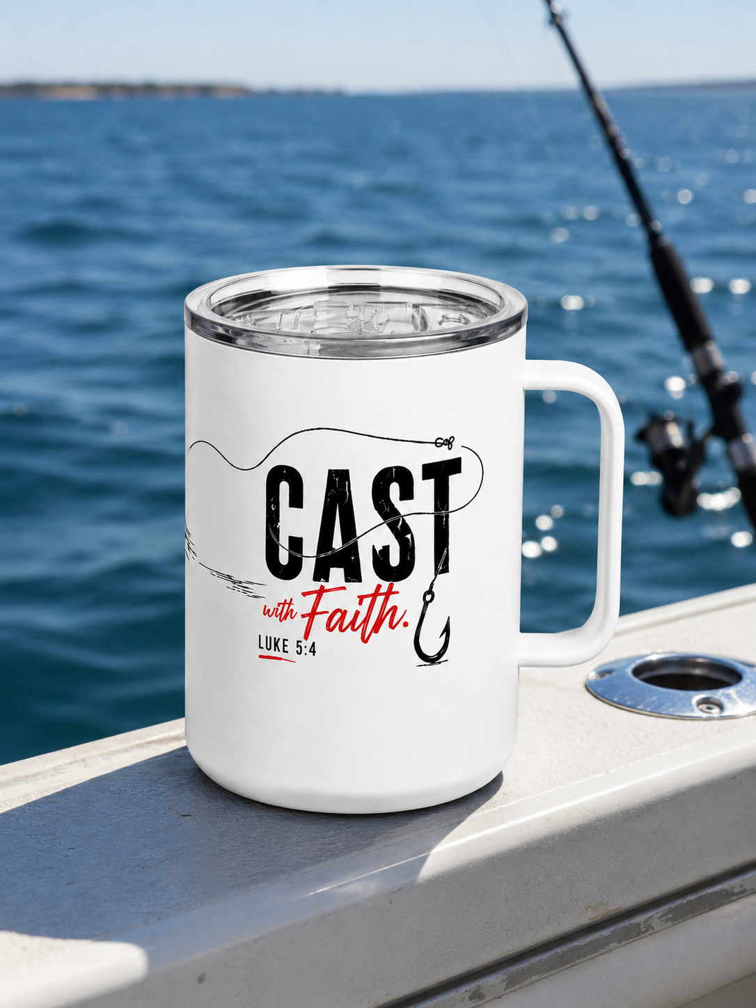 Cast with Faith SS mug front
