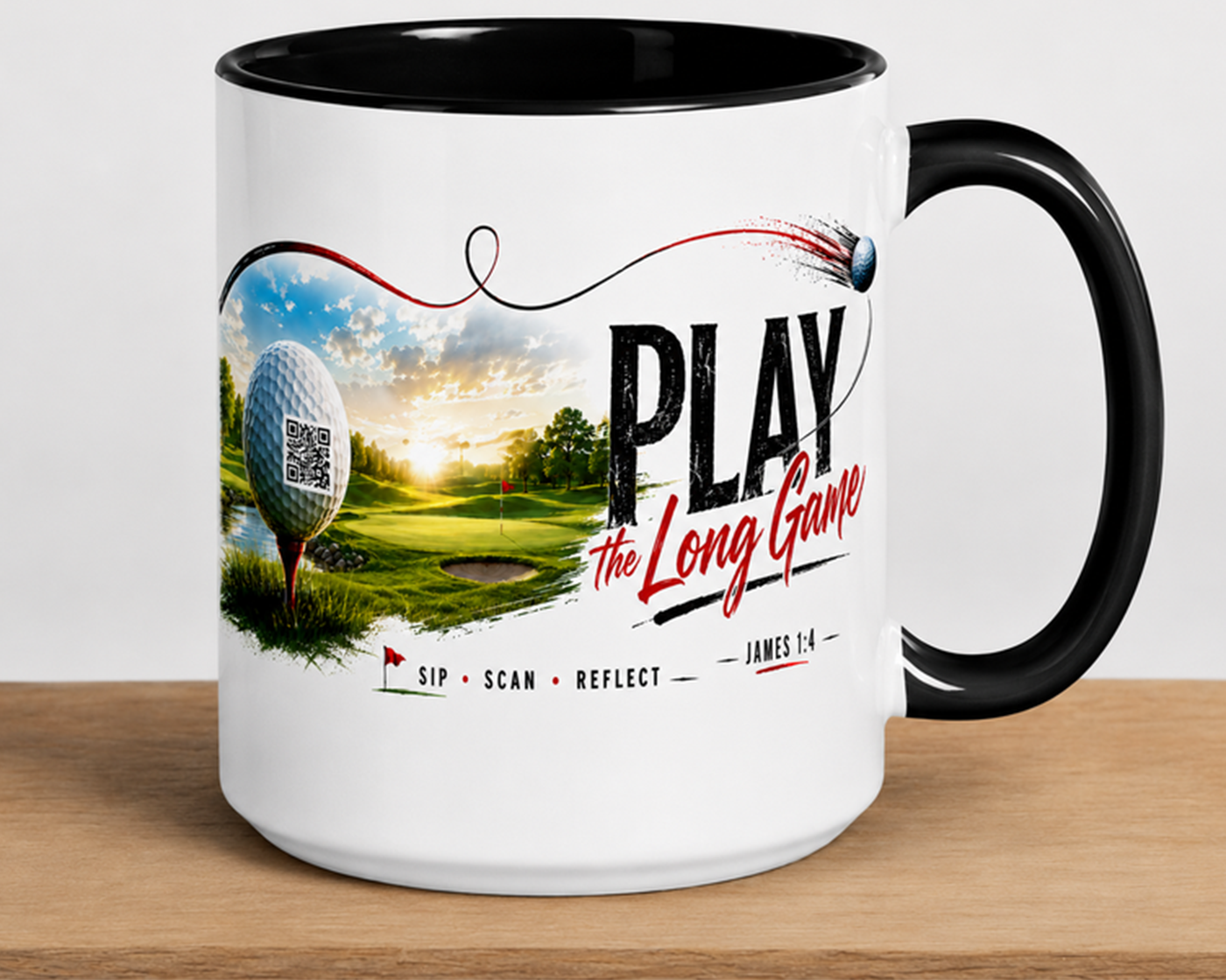 Play the Long Game mug front