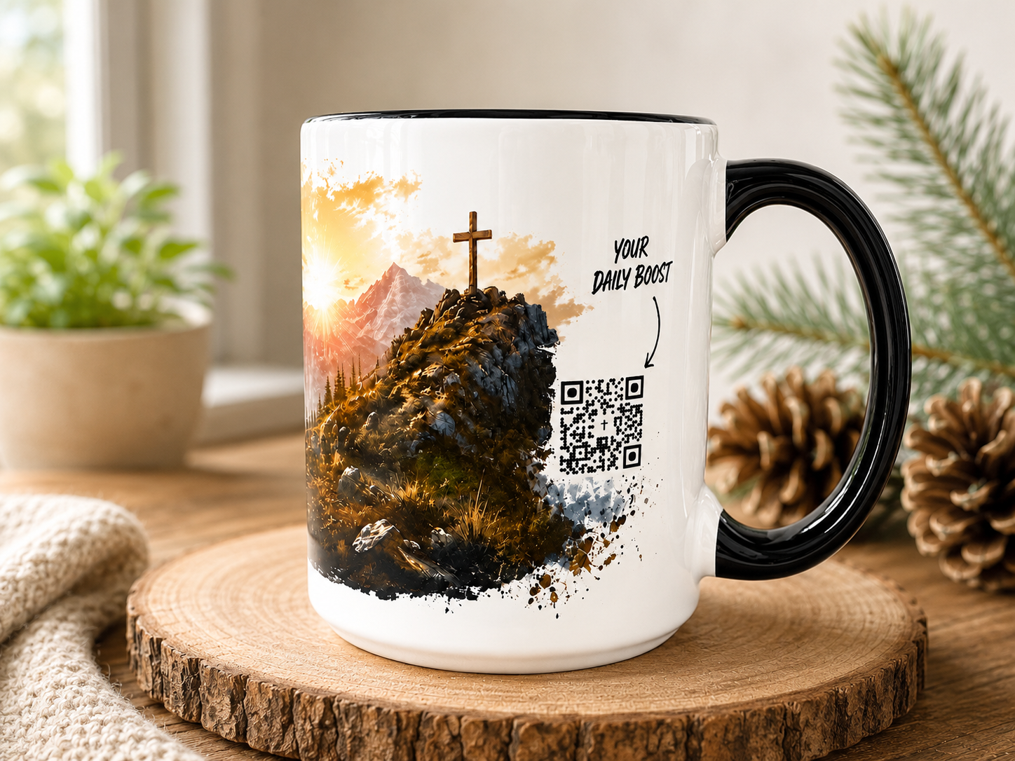 Take the Hike mug back